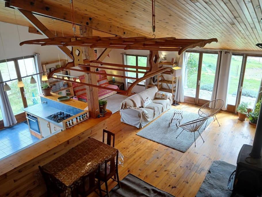 Bright Loft With Mountain And Nature View Sougraigne Exterior foto