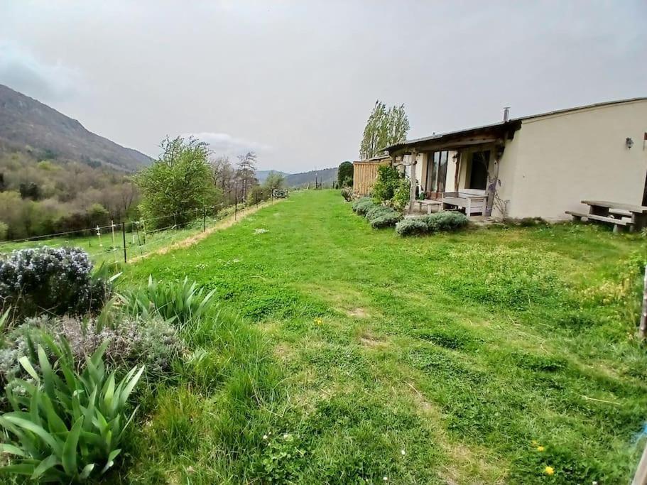 Bright Loft With Mountain And Nature View Sougraigne Exterior foto